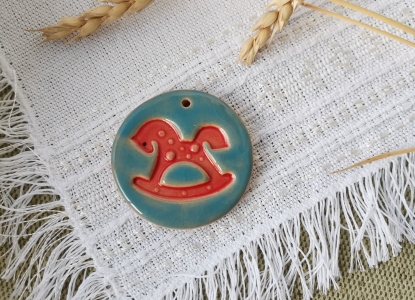 Мини-панно, подвеска "Лошадка"